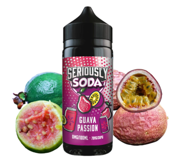 Doozy Vape Seriously Soda Guava Passion 100ml